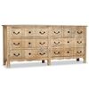 vidaXL Sideboard Massivholz Mango 200x40x90 cm