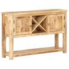 vidaXL Sideboard 120x30x76 cm Raues Mangoholz