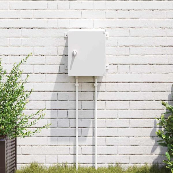 vidaXL Steuerungsschrank Grau 47 x 20 x 60 cm ABS Kunststoff