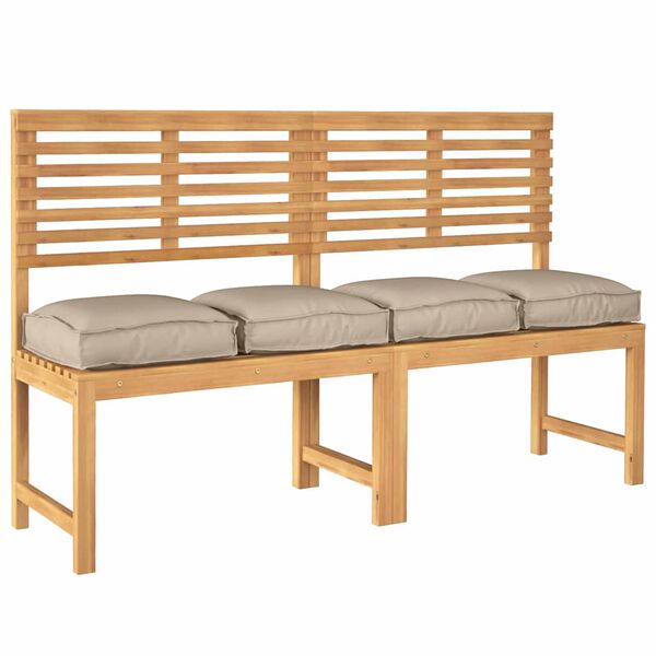 vidaXL Kissen 4 pcs Taupe 40 x 40 x 8 cm Oxford-Stoff