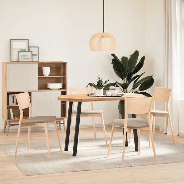 vidaXL Konsolentischbeine 4 Stk. Schwarz 72 cm Stahl