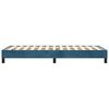 vidaXL Boxspringbettgestell Dunkelblau 100x200 cm Samt