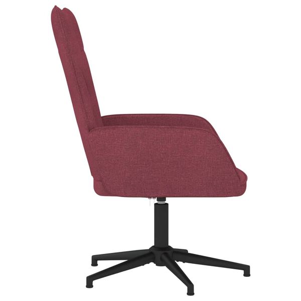vidaXL Relaxsessel Weinrot Stoff