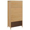 vidaXL Kleiderschrank Honigbraun 84 x 50 x 170 cm Massivholz Kiefer