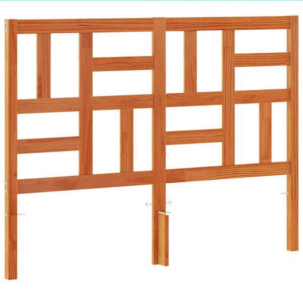 vidaXL Kopfteil Wachsbraun 180 cm Massivholz Kiefer