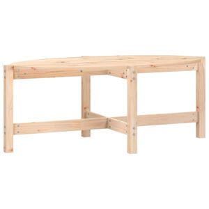 vidaXL Couchtisch 118x63x45 cm Massivholz Kiefer