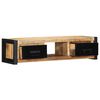 vidaXL TV-Schrank 100x30x25 cm Raues Massivholz Mango