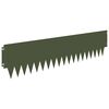 vidaXL Raseneinfassung 20 pcs 103 x 25 cm Metall Olivgr&uuml;n