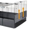 Ferplast Meerschweinchenk&auml;fig Multipla Open 107,5x72x50 cm Schwarz