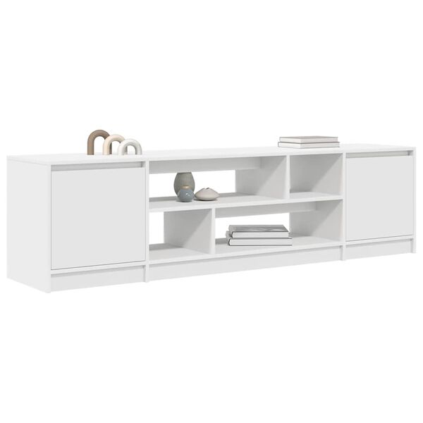 vidaXL TV-Schrank Wei&szlig; 188,5x41x50 cm Holzwerkstoff