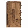 vidaXL Nachttisch Altholz 39 x 39 x 67,5 cm Holzwerkstoff
