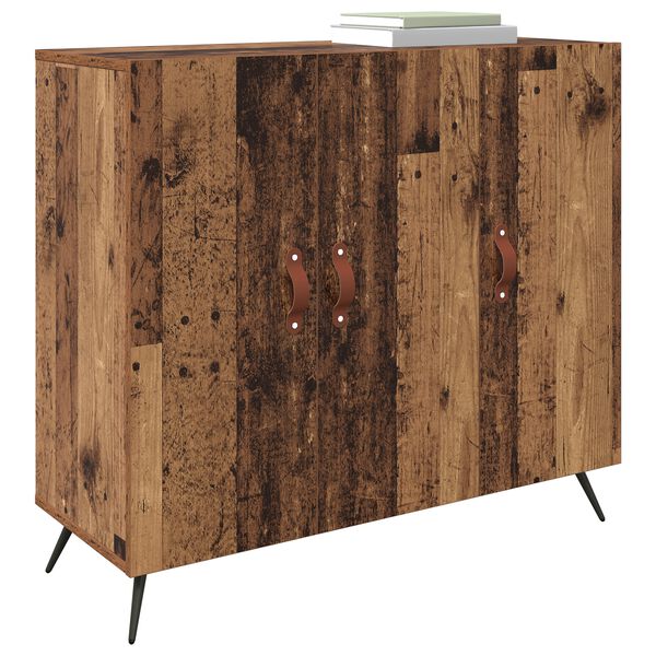 vidaXL Sideboard Altholz 89,5 x 34 x 80 cm Holzwerkstoff