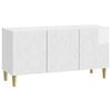 vidaXL TV-Schr&auml;nk 99 x 34,5 x 50 cm Hochglanz Wei&szlig; Holzwerkstoff