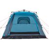 vidaXL Campingzelt 4 Personen Blau Quick Release