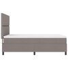 vidaXL Boxspringbett mit Matratze Taupe 160 x 200 cm Stoff