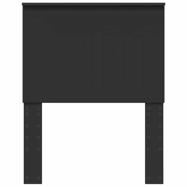 vidaXL Kopfteil mit Kopfteil Schwarz Eichen-Optik 75 cm Holzwerkstoff