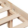 vidaXL Massivholzbett ohne Matratze 90x200 Kiefernholz