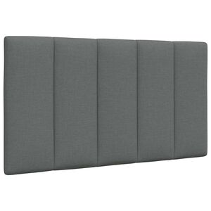 vidaXL Kopfteil-Kissen "Hanko" Dunkelgrau 80 cm Stoff