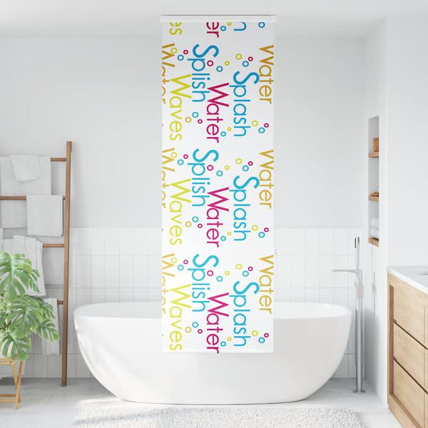 vidaXL Duschrollo mit Kassette 80x240 cm Stoffbreite 76 cm