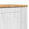 vidaXL Sideboard FLORO Wei&szlig; 70 x 30 x 70,5 cm Massivholz Kiefer