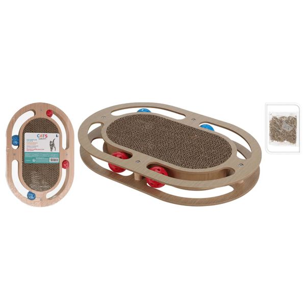 Pets Collection Kratzspielzeug f&uuml;r Katzen Natur 41,5x27x5 cm