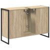 vidaXL Badezimmerschrank mit T&uuml;r Sonoma 90 x 30 x 60 cm Holzwerkstoff