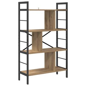 vidaXL B&uuml;cherregal 7 Ebenen 75 x 30 x 123,5 cm Holzwerkstoff