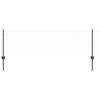 vidaXL Sechseckzaun mit Pfosten 100 x 0,6 m PVC-beschichteter Stahl