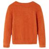 Kinderpullover Gestrickt Dunkelorange 92