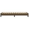 vidaXL Boxspringbettgestell Dunkelbraun 90x200 cm Stoff