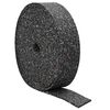 vidaXL Gummi-Granulat-Rolle Schwarz 1000 x 10 x 1 cm Gummi