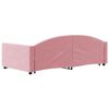 vidaXL Tagesbett Ausziehbar mit Schubladen Rosa 100x200 cm Samt
