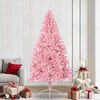 vidaXL K&uuml;nstlicher vorbeleuchteter Weihnachtsbaum Rosa 240 cm PVC