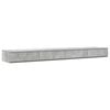 vidaXL Bettschubladen Beton Grau 180 x 36,5 x 16,5 cm Holzwerkstoff