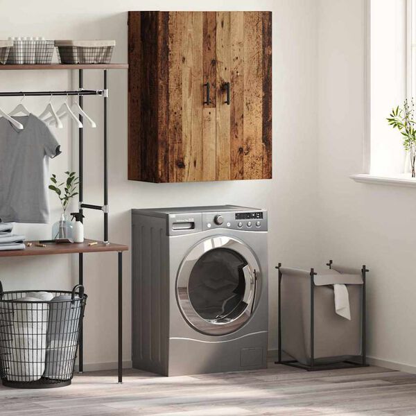 vidaXL Wandschrank Altholz 69,5 x 34 x 90 cm Holzwerkstoff