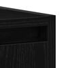 vidaXL Badschrank Schwarz Eichen-Optik 60x33x61 cm Holzwerkstoff