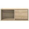 vidaXL TV-Schränke 2 Stk. Sonoma-Eiche 60x31x25,5 cm Holzwerkstoff