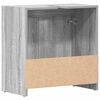 vidaXL Badschrank Grau Sonoma 60x33x61 cm Holzwerkstoff