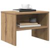vidaXL Nachttisch 2 pcs Artisan-Eiche 40 x 40 x 30 cm Holzwerkstoff