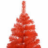 vidaXL K&uuml;nstlicher Weihnachtsbaum Beleuchtung & Kugeln Rot 150 cm