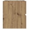 vidaXL Waschbeckenunterschrank Artisan-Eiche 90x38,5x45 Holzwerkstoff