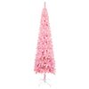 vidaXL Schlanker Weihnachtsbaum Rosa 180 cm