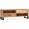 vidaXL TV-Schrank Massivholz Mango 120x30x40 cm