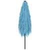 vidaXL Sonnenschirm mit Stahlmast Blau 248x248x248 cm