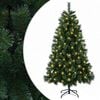vidaXL K&uuml;nstlicher Weihnachtsbaum 120 cm 150 LEDs Warmes Wei&szlig;