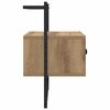 vidaXL Nachttisch 2 pcs Artisan-Eiche 35 x 30 x 51 cm Holzwerkstoff