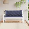 vidaXL Gartenbank-Auflagen 2 Stk. Marineblau 150x50x7 cm Oxford-Gewebe