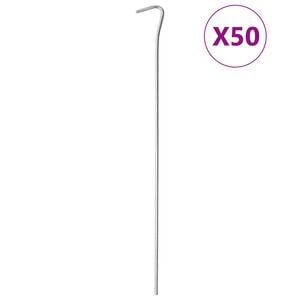 vidaXL Zeltheringe 50 Stk. 30 cm &Oslash;4 mm Verzinkter Stahl