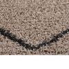 vidaXL Teppich Shaggy Hochflor Beige und Anthrazit 140x200 cm