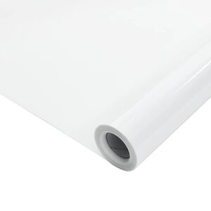 vidaXL Statische Fensterfolie Frostiges Wei&szlig; 45 x 500 cm PVC
